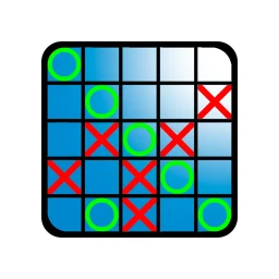 أيقونة TicTacToe: خمسة على التوالي